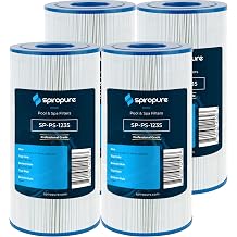SpiroPure Replacement for PA50SV C-7447 CX470-XRE FC-1235 Pool Filter 4PK