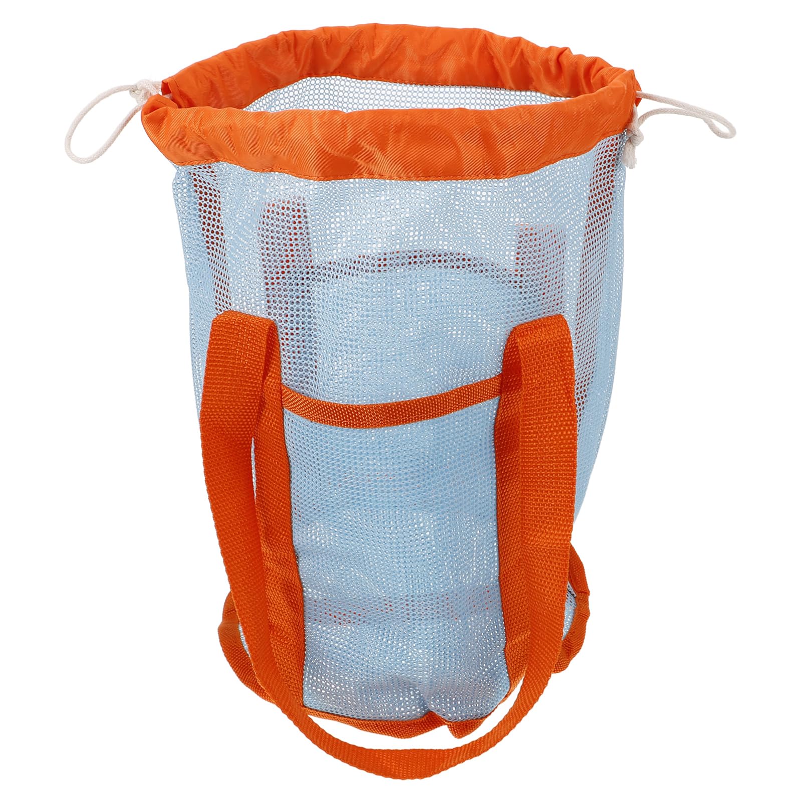 CATIEBYE Drawstring Mesh Bag Kids Beach Bag Beach Toys Storage for Easy Organization