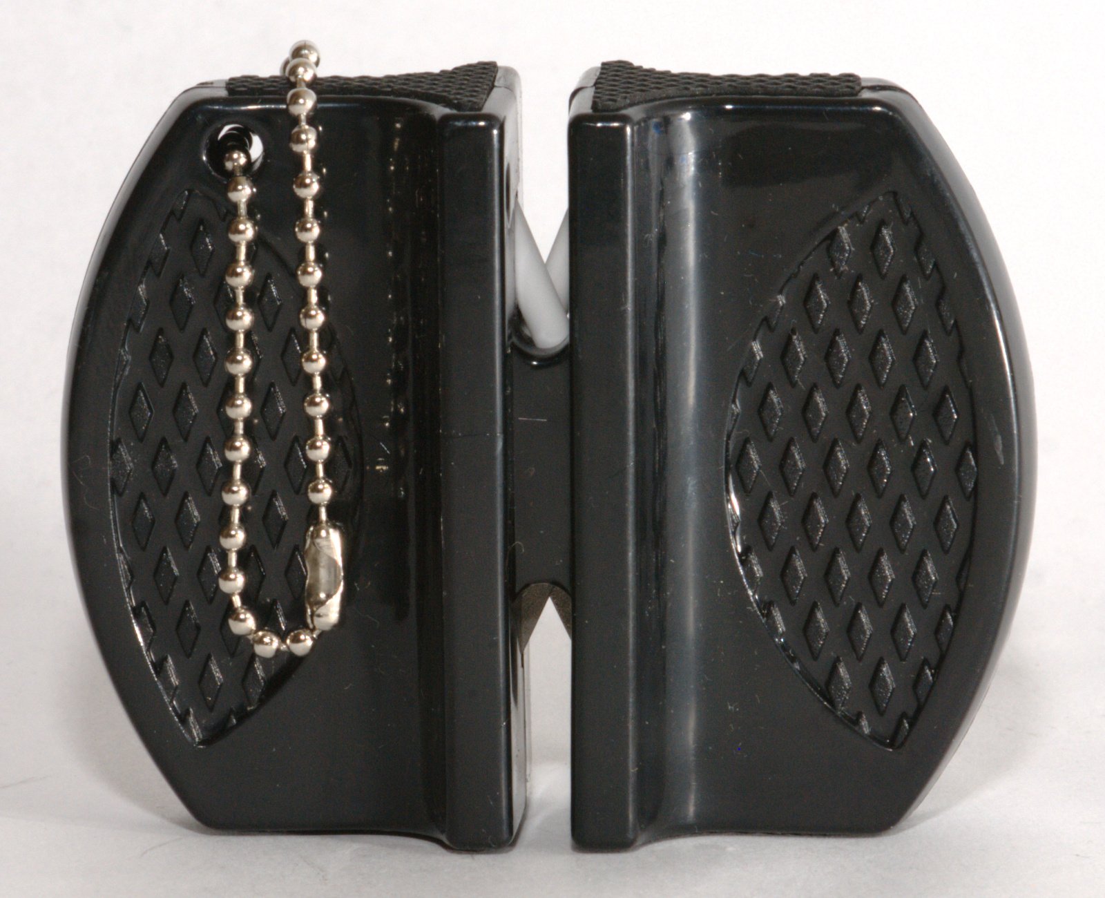 Knife Sharpener - Tungsten Carbide and Ceramic Black