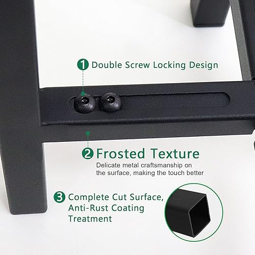 Miniatura 3 de Soporte para macetas, soporte ajustable para macetas, soporte alto moderno de mediados de siglo para interiores, soporte de metal para macetas de