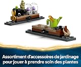 LEGO Harry Potter Le Château De Poudlard : Le Cours De Botanique - Jeu De Construction Modulaire - Minifigurines De Neville, Hermione & Prof. Chourave - 3 Mandragores - Cadeau Fille Dès 8 Ans 76445 - 5