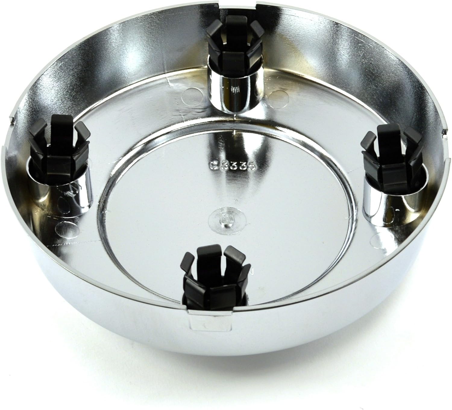 New 2WD Front Wheel Chrome Center Cap Replacement for 1999-2004 Ford F350 Super Duty Dually (Dual Rear Wheel)