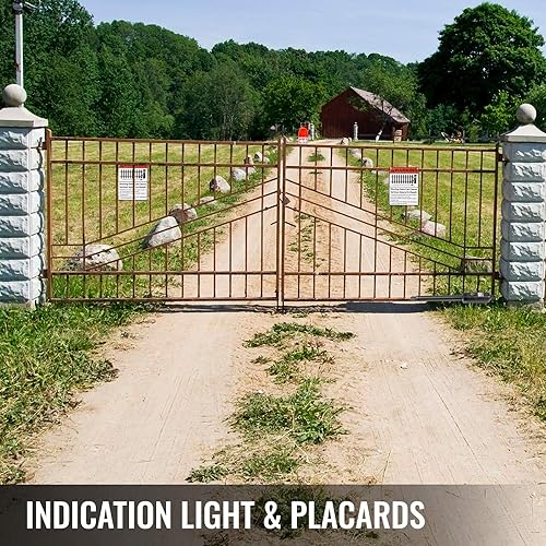 Miniatura 6 de Happybuy Abridor de puerta eléctrico, abridor de puerta abatible simple de 0.630 ins de velocidad de 80 W, abridor automático de puerta con control