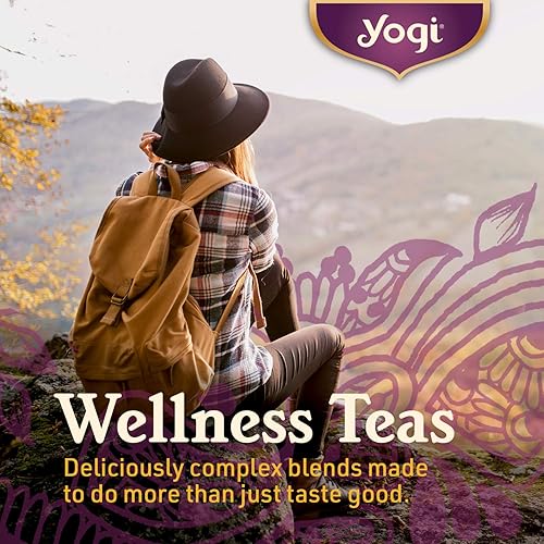 Miniatura 7 de Yogi Tea- Té verde puro (paquete de 6)- Apoya la vitalidad – Genial como té caliente o frío- 96 bolsas de té