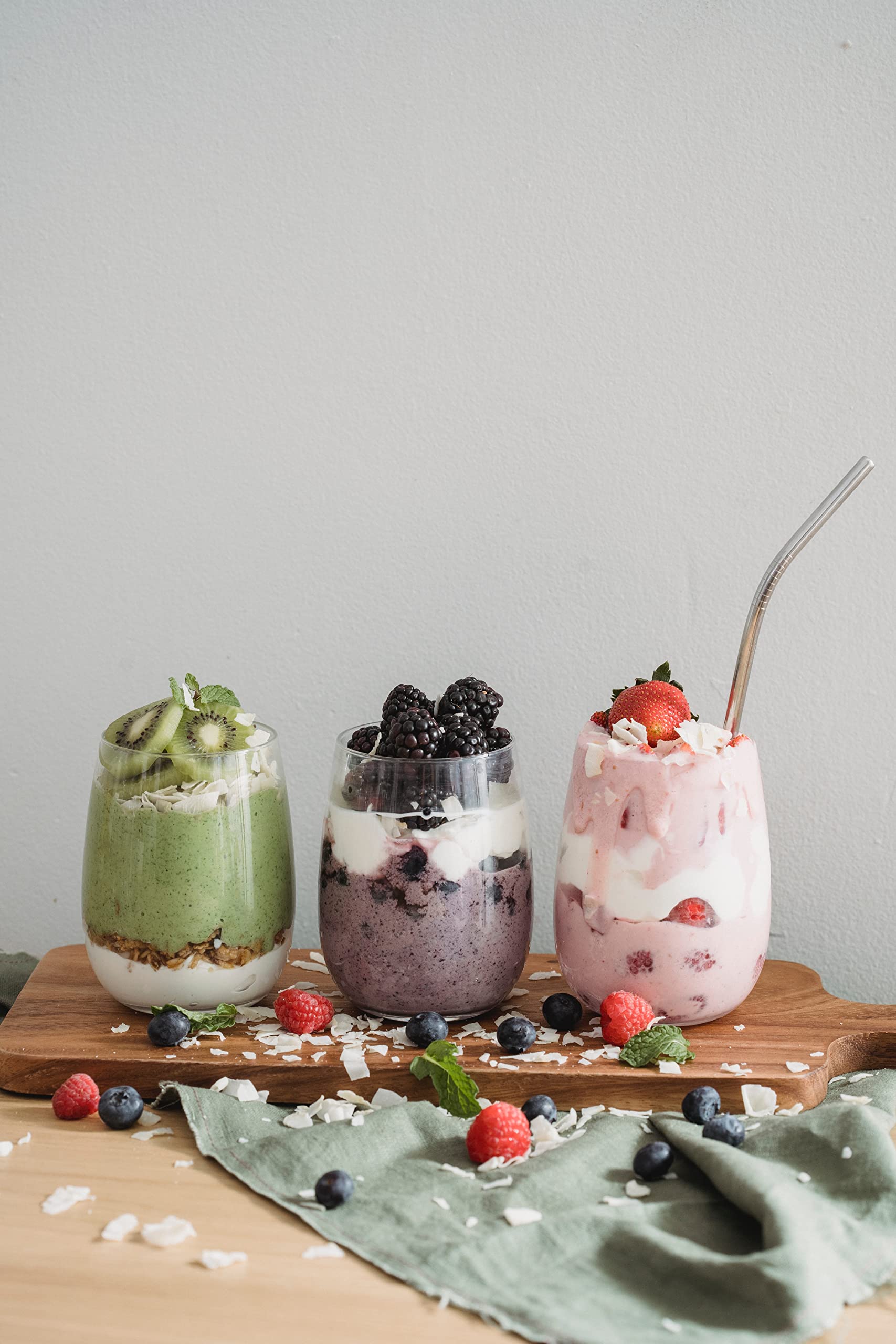Gazi Ciftlik Joghurt - 10x 1kg - milder Naturjoghurt mit 3,5% Fett, natürlich erfrischender Geschmack, eignet sich bestens zu Käsekuchen, als Shake in Kuchen und Torten mit Obst