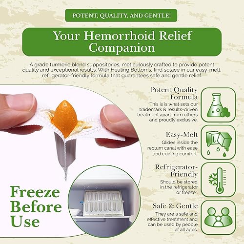 Miniatura 2 de Supositorio de fisuras anales  Formulación experta para sangrado rectal debido a fisura del ano, hemorroides, diarrea y estreñimiento  Fabricado con