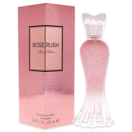 Paris Hilton Rose Rush - Espray de eau de parfum para mujer 34 onzas líquidas paquete de 1 Paris Hilton Rose Rush - Espray de eau de parfum para mujer 34 onzas líquidas paquete de 1
