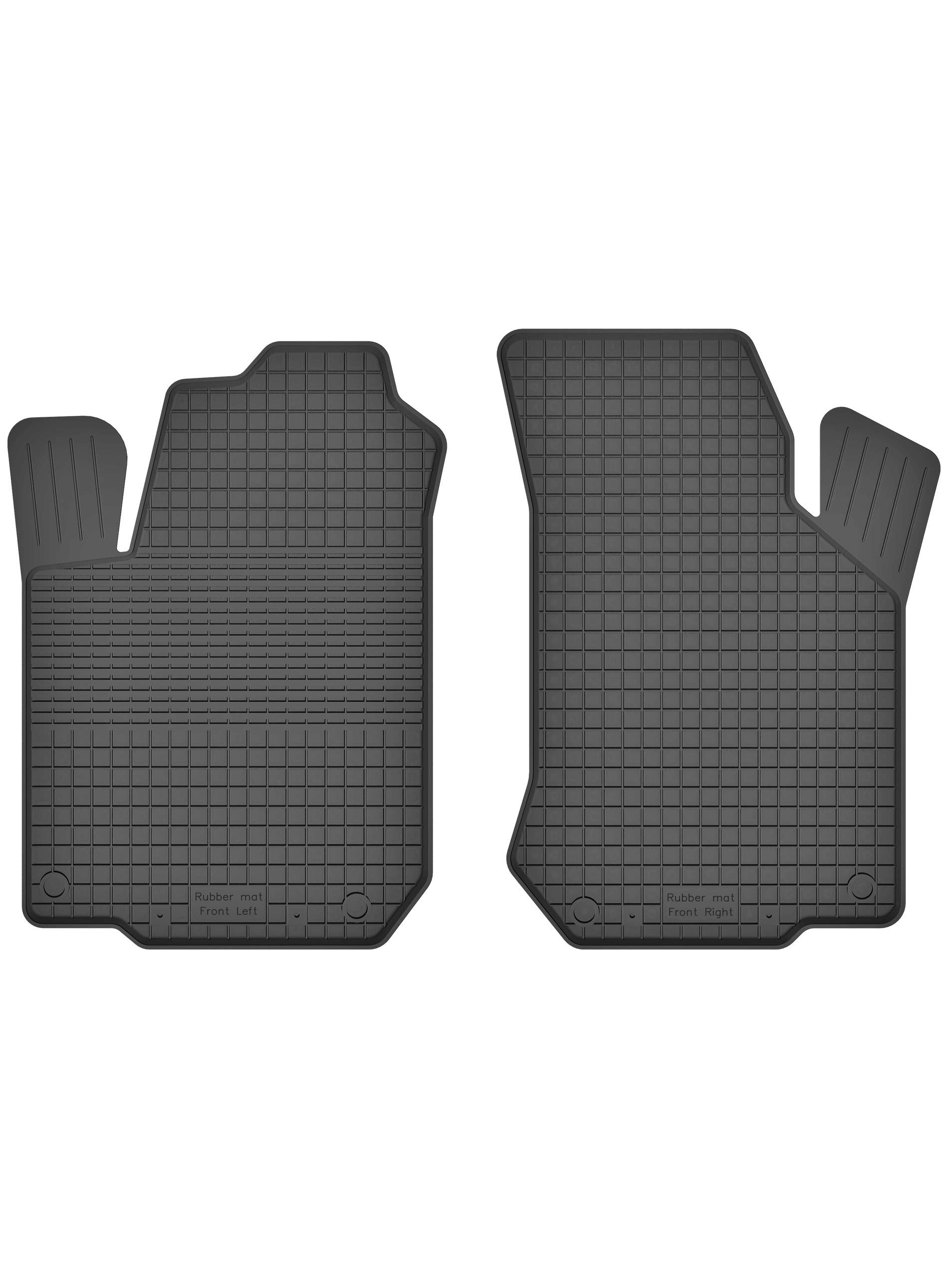 KIT TAPPETINI TAPPETI IN GOMMA FIAT DOBLO CARGO 2001 - 2008 ANTERIORI