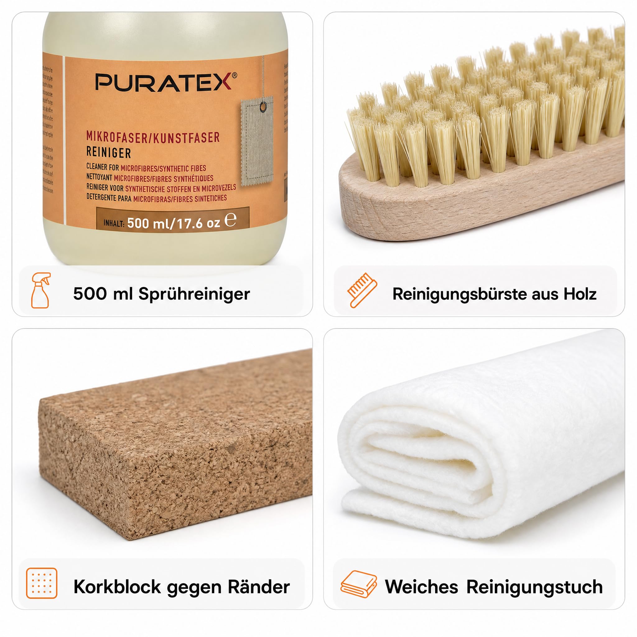 Mikrofaser Reinigungs-Set, 500 ml