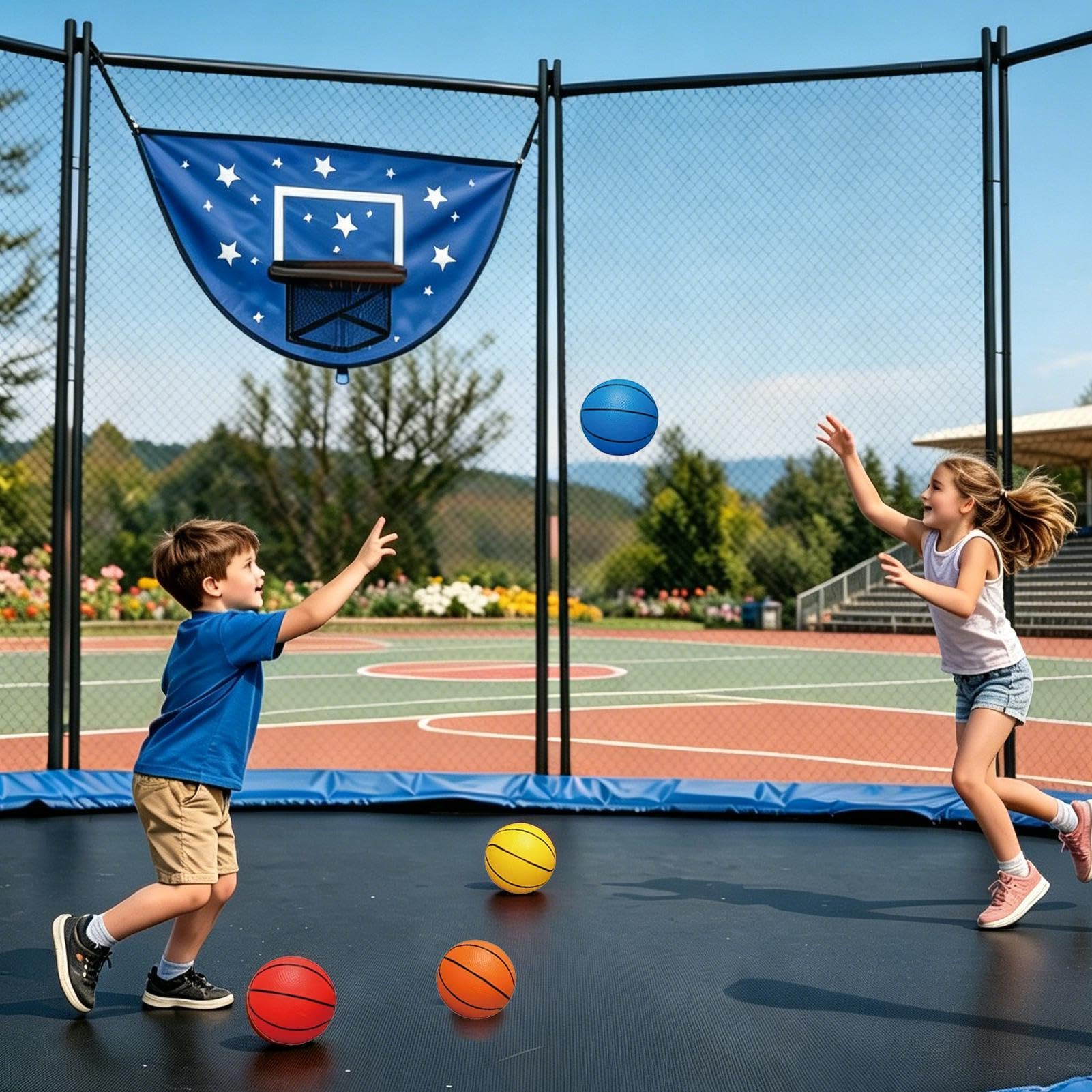 Panier de Basket Mini Cerceau de Basket avec Basket pour Enfants,Jeu de Balle Exterieur,Jeu de Tir de Cerceau de Basket-Ball Panier de Basket Mini Cerceau de Basket avec Basket pour Enfants,Jeu de Balle Exterieur,Jeu de Tir de Cerceau de Basket-Ball