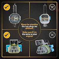 Vista 3 de Sensor O2 aguas arriba y aguas abajo, compatible con Chevy Captiva 2.4L 2012-2014, Chevy Equinox 2011-2013, GMC Terrain 2011-2014, sensor de oxígeno