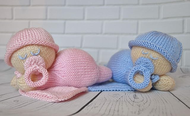 Knitting Pattern Baby Naps Knitting Pattern. Knitters Leaflet. Newborn Baby Knitting Patterns boy or Girl. Fun Quick & Easy Beginner Soft Toy Knits.