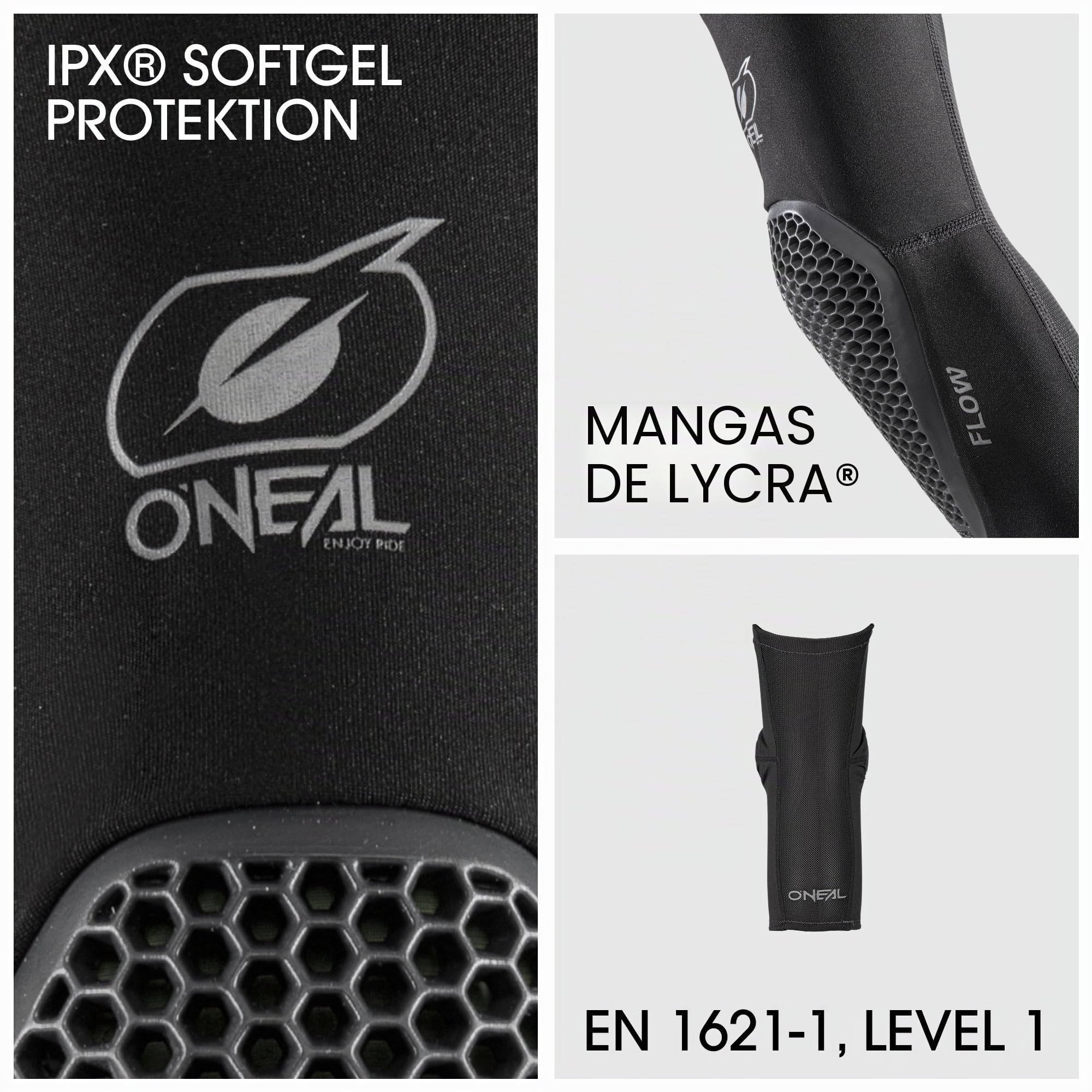 Oneal Flow - Protectores - Verde/Negro 2019