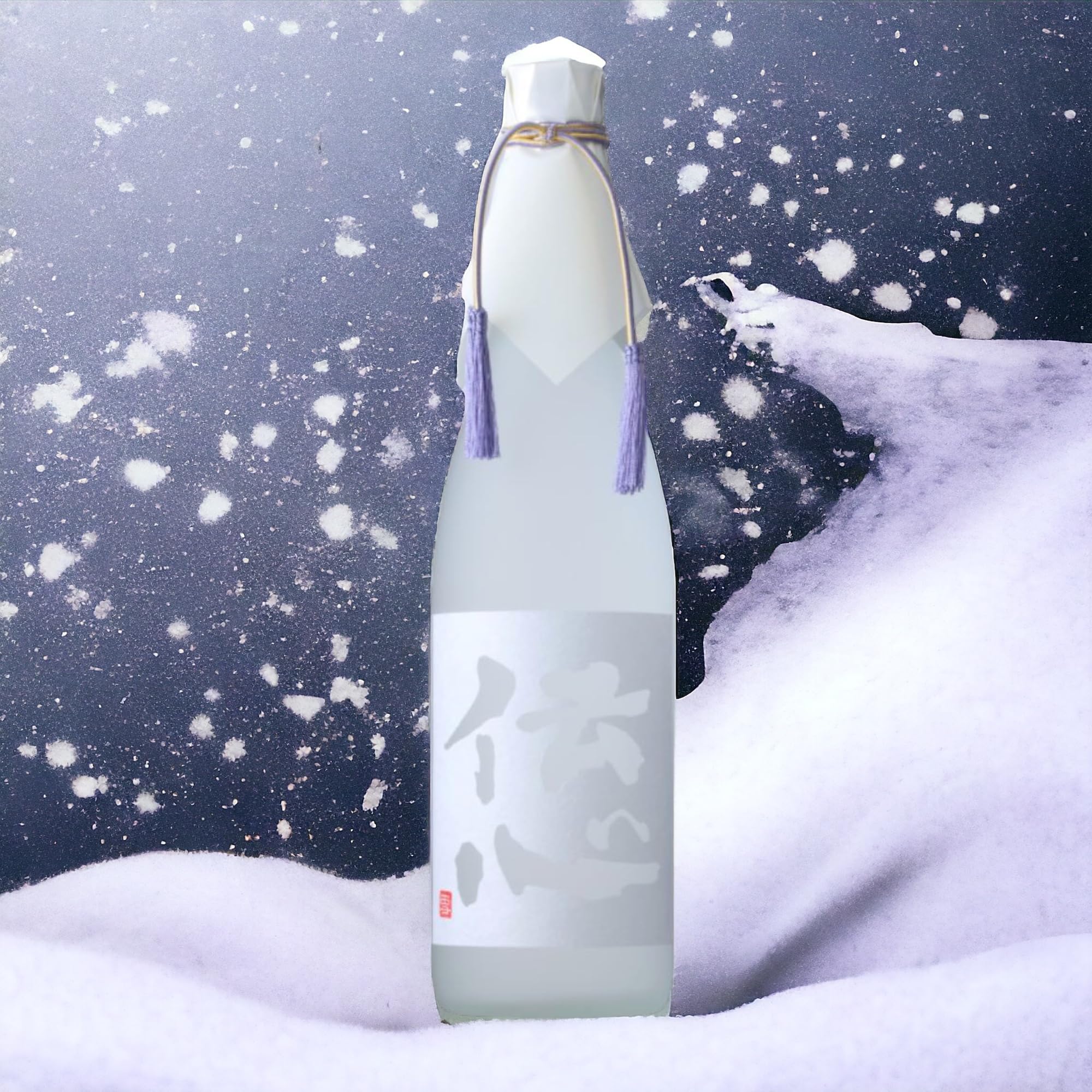 Sake Denshin Yuki 'Snow' Junmai Ginjo | Elegant & frisch, leichter Körper, harmoniert mit delikaten Gerichten, Aus Japan, 720ml