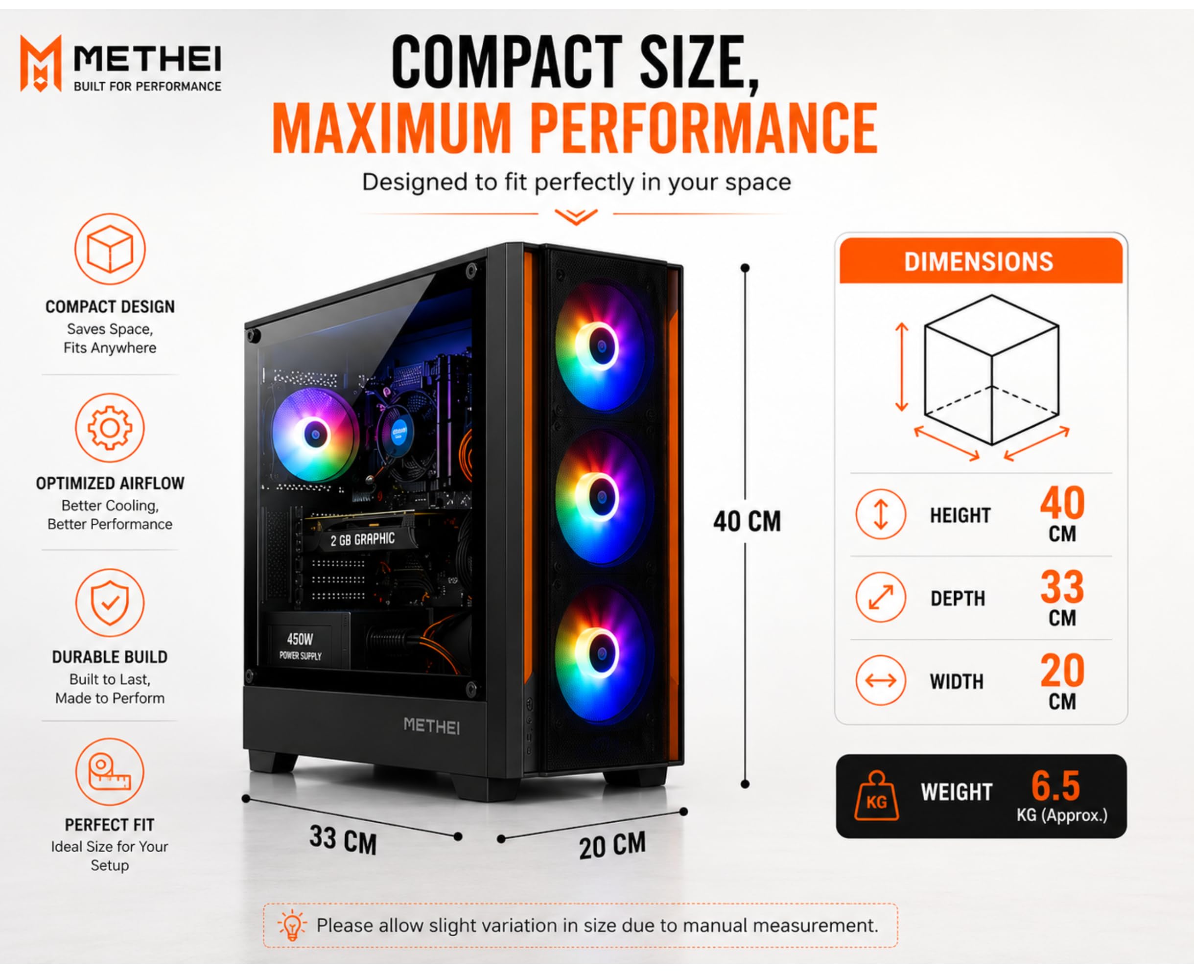 METHEI Gaming CPU for Desktop Computer i3 8th Gen (Core i3-8100