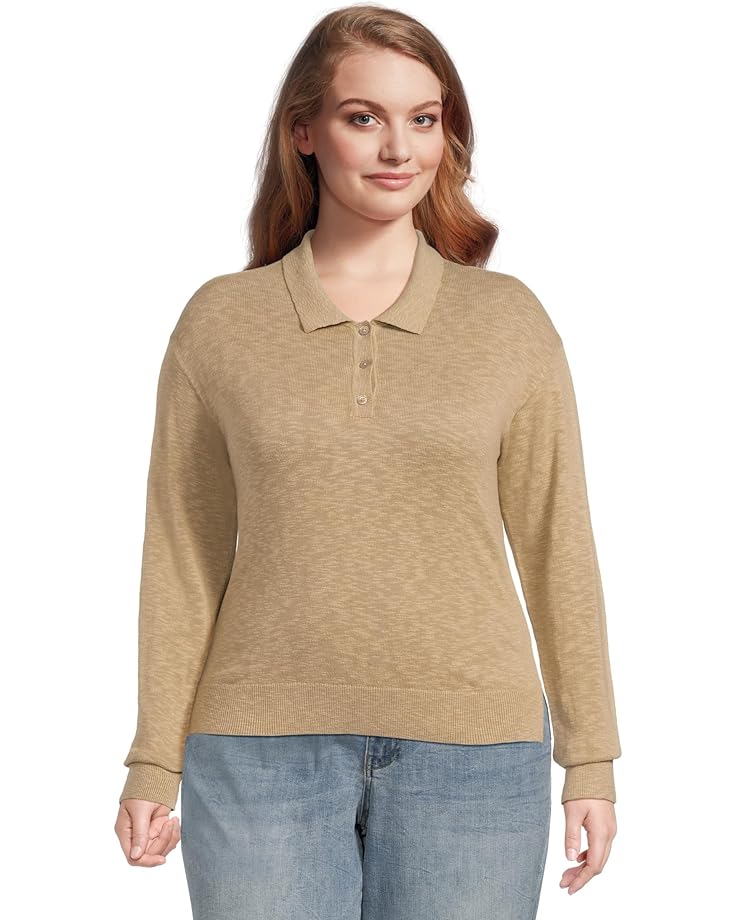 Mod-o-doc Long Sleeve Polo Sweater - Main View