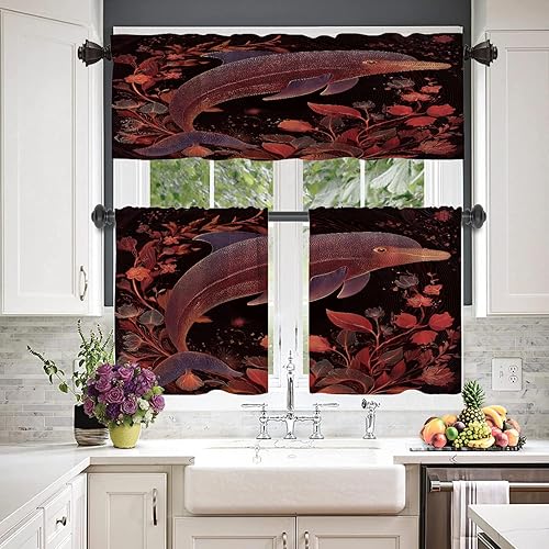 Miniatura 107 de Skeleton Digital Corruption Bedroom Curtains, Neon Cyberpunk Skeleton Scene Blackout Drapes Grommet Insulated Thermal Curtains for Living Room