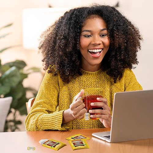 Vista 483 de Twinings, Pure Green Tea - Té verde con sabor suave y aroma atractivo con cafeína, disfruta caliente o helado, bolsas de té individuales