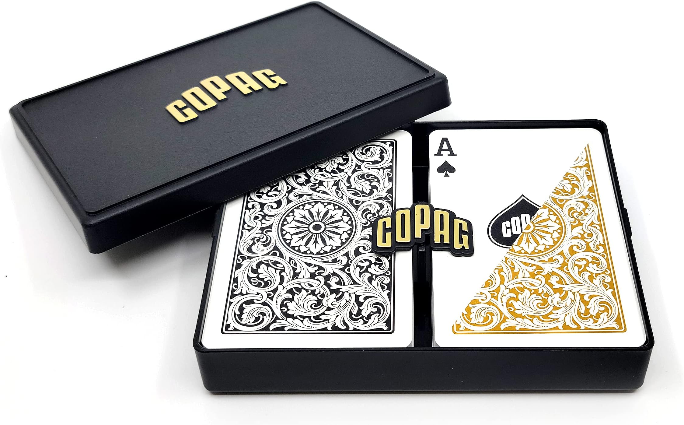 Copag Bridge Size Regular Index 1546 Playing Cards (Black Go