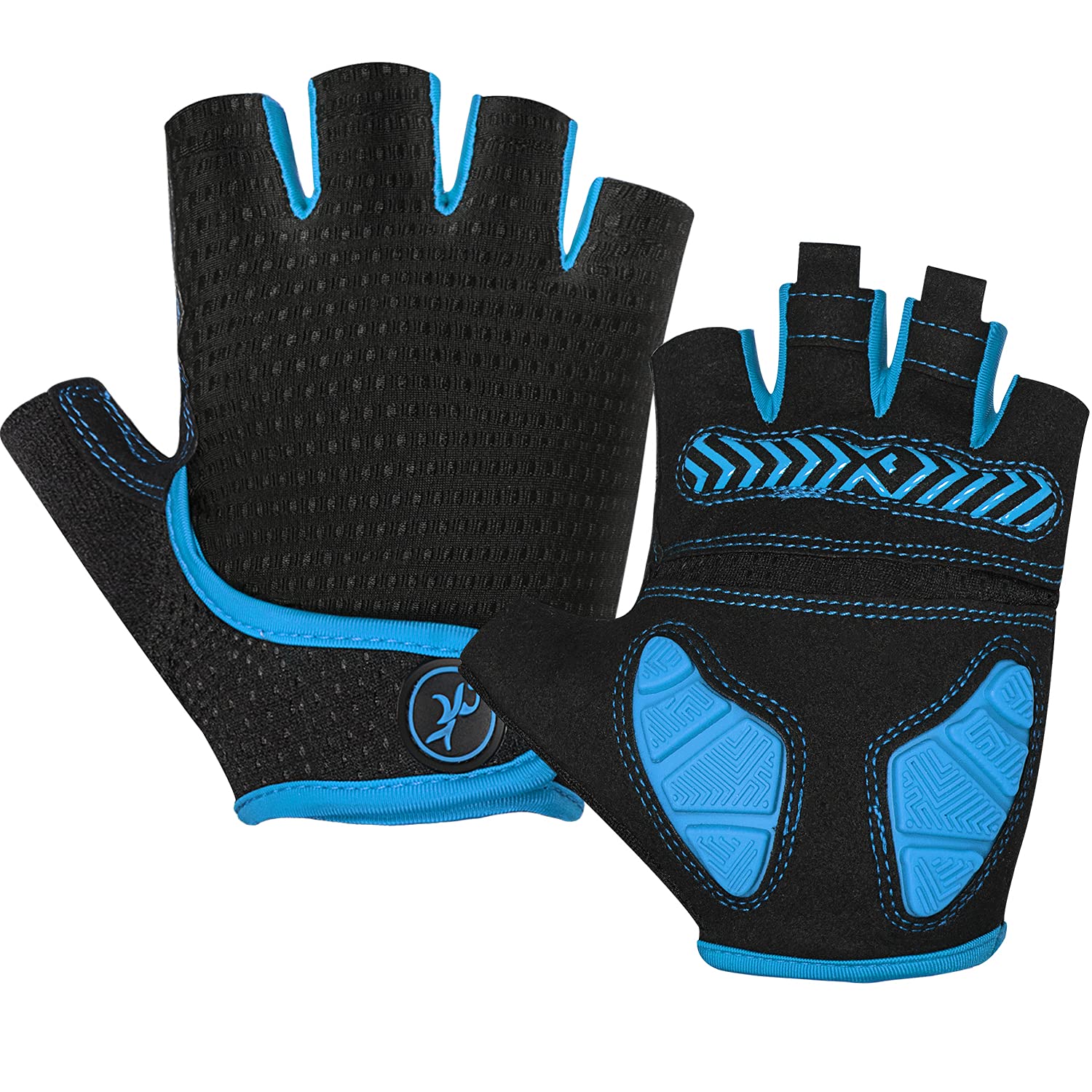 Cycling Gloves Bike Gloves for Men/Women-[5MM Gel Pad] Biking Gloves Half Finger Road Bike MTB Bicycle Gloves-for Cycling /Workout/Motorcycle /Gym/Training/Outdoor