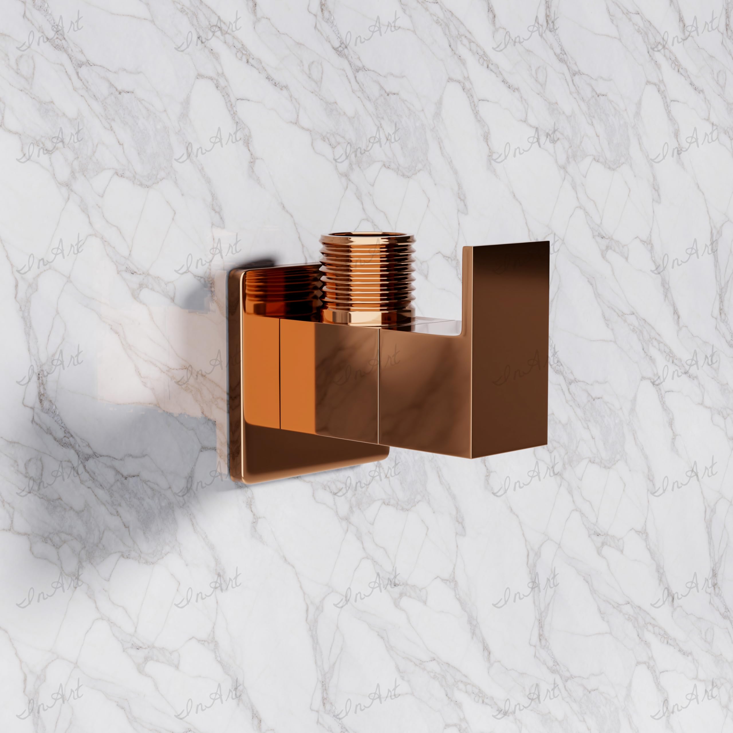 InArt Brass Angle Valve - Leakproof Water Control -10