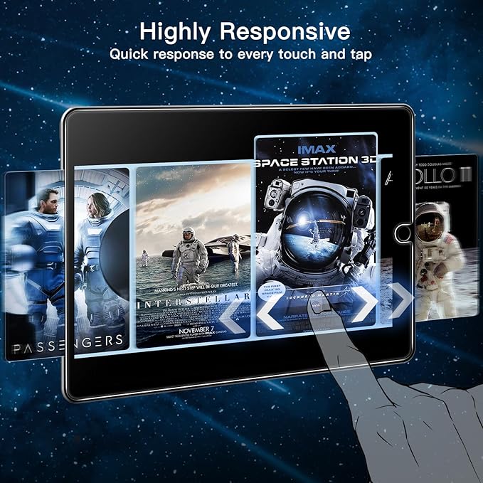 Protector de Pantalla JETech para iPad 10.2 Pulgadas (2021/2020/2019), Vidrio Templado, 9H, Pack de 2 miniatura 6