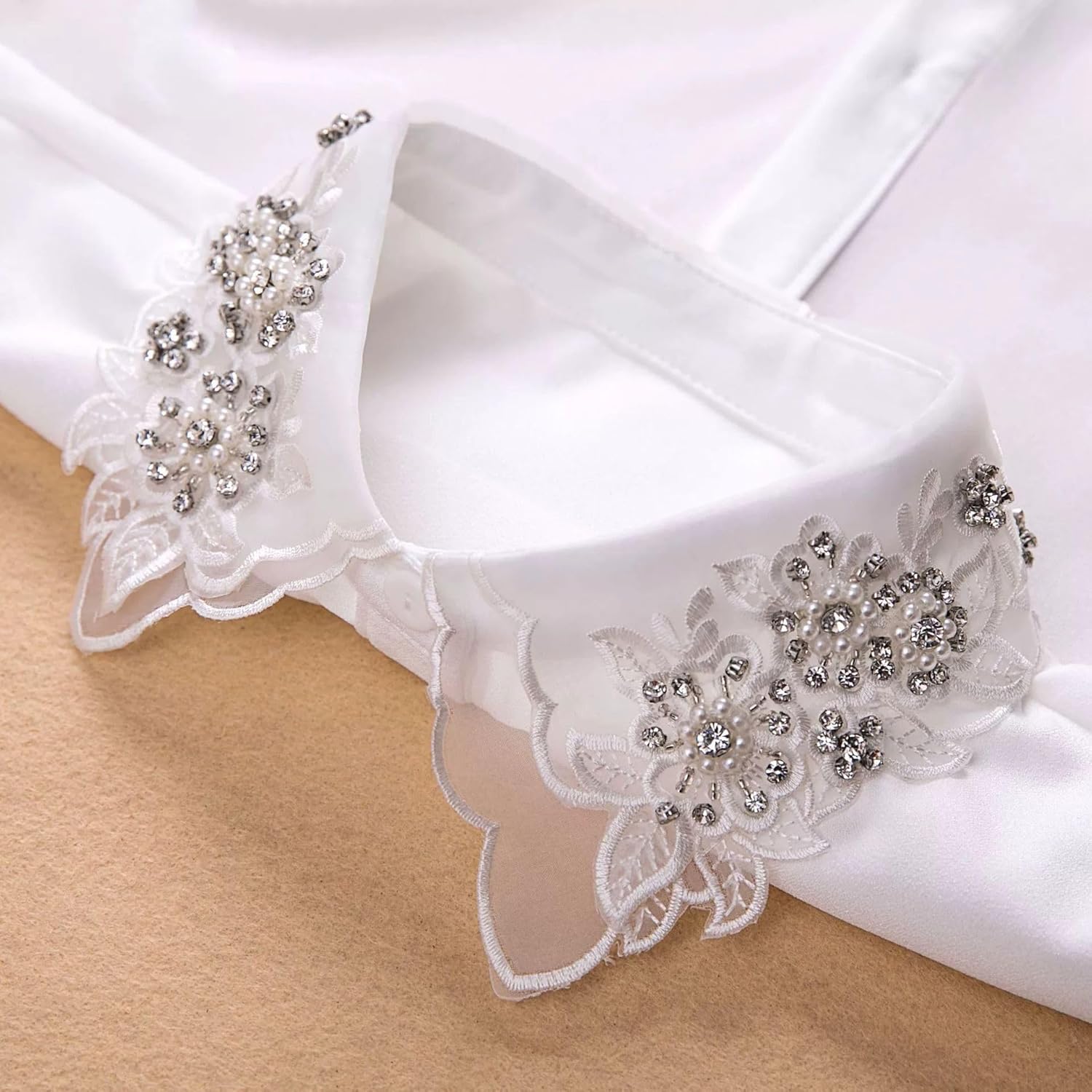 Fake Collar Detachable Dickey Collar Blouse Half Shirts Peter Pan Collar for Women & Girls - Image 6