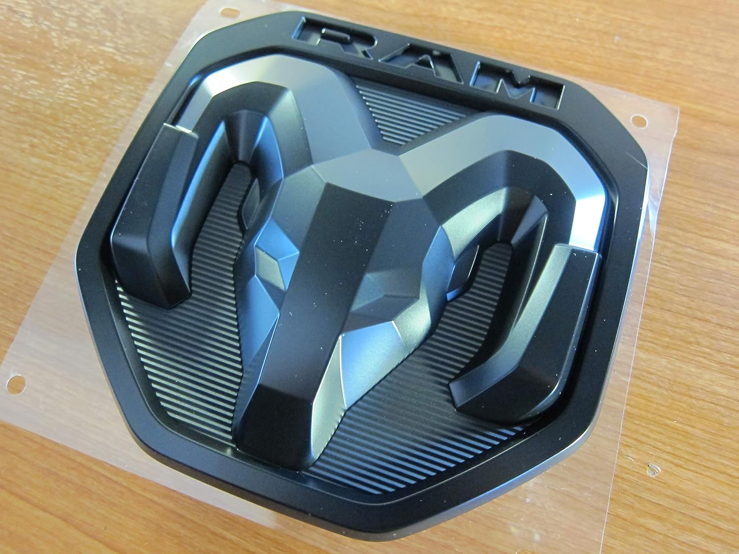 2019 Dodge RAM 1500 DT Black Satin Large RAM Tailgate Emblem NEW MOPAR OEM