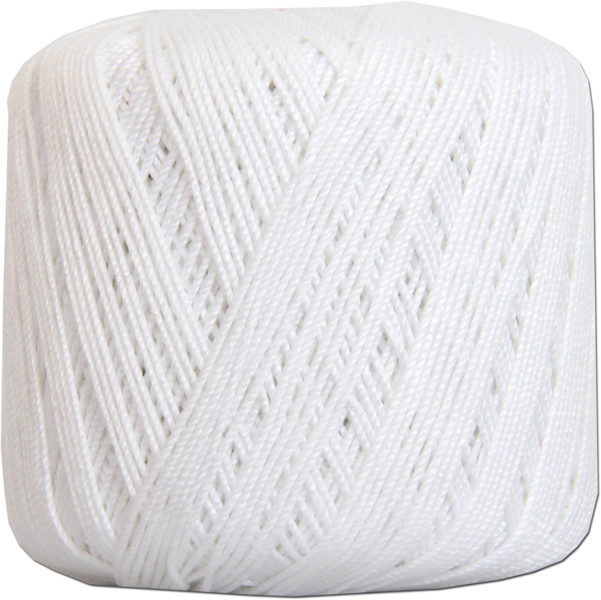 100% Pure Cotton Crochet Thread - White - Size 10 and 3 - Singles and Bulk Packs Available - Size 3 - Color 1