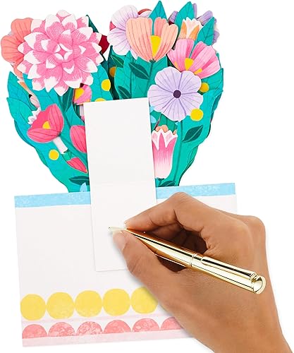 Miniatura 5 de Hallmark Paper Wonder - Tarjeta desplegable para cumpleaños, pensando en ti, felicitaciones o cualquier ocasión (ramo colorido)