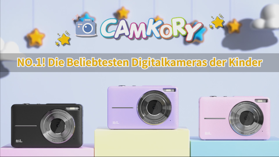 Digitalkamera 1080P FHD - 44MP Kompaktkamera Mit 2,4" LCD Für Kinder & Anfänger