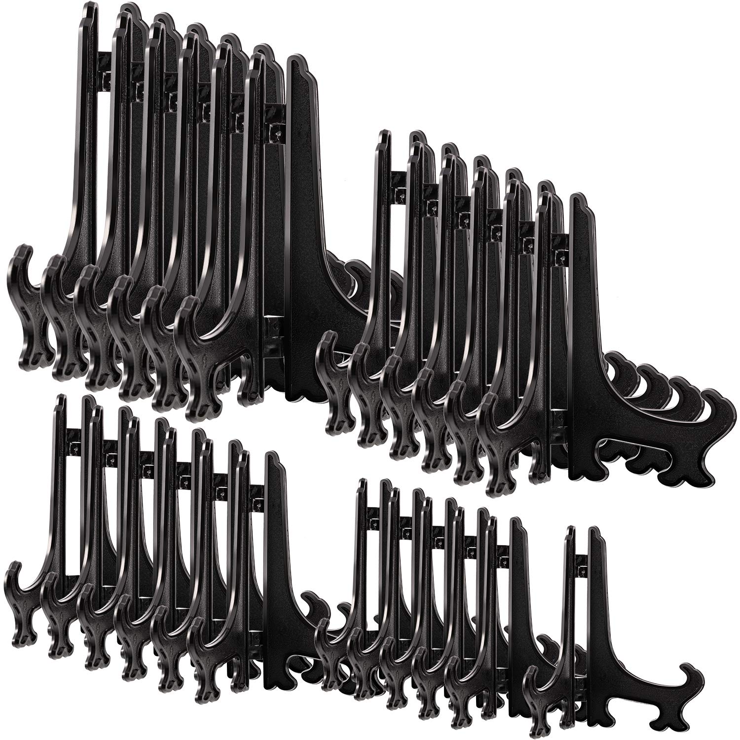 Boao 24 Pcs Ceiling Fan Pull Chain Extender Light Ornament, Black