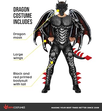 Morph, Dragon Costume Men, Halloween Costumes for Men