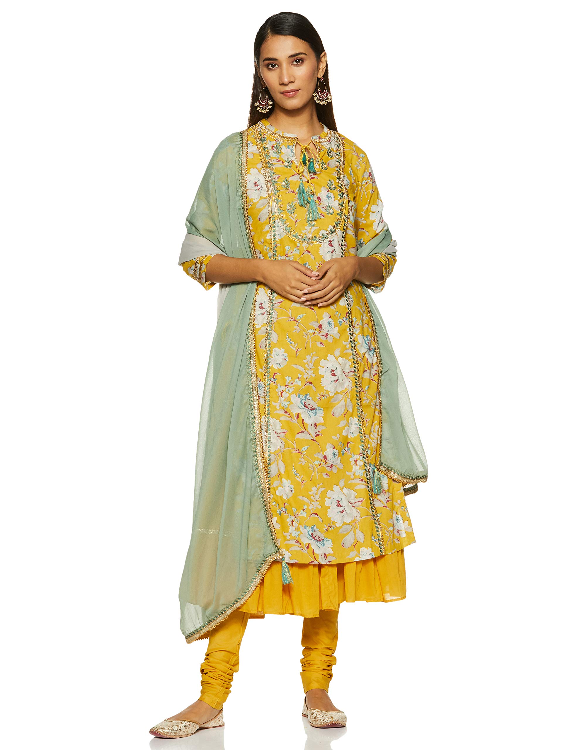 BIBAWomen Cotton Salwar Suit Set