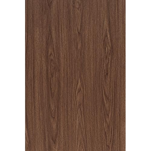 Walnut Wood Grain Contact Paper Peel and Stick Wood Wallpaper 31x157 inch Self-Adhesive Removable Waterproof Wallpaper for Kitchen Countertop Cabinet Shelf Liner