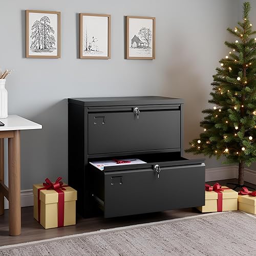 Vista 69 de SUXXAN Archivador de 4 cajones, gabinete de almacenamiento vertical de metal con cerradura, archivador vertical de acero para oficina y hogar