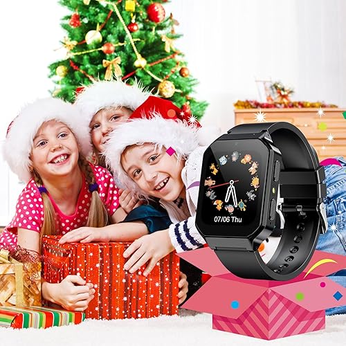 Miniatura 7 de Reloj inteligente para niños de 3 a 12 años y niñas, 26 juegos de rompecabezas, reloj inteligente con cámara, podómetro, cronómetro, reproductor de
