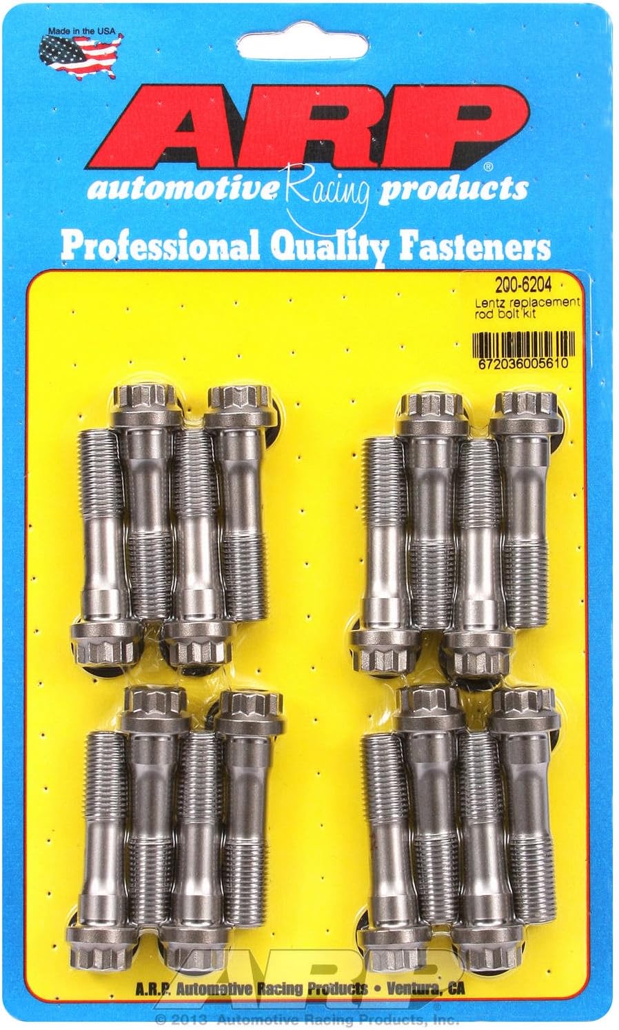 ARP 200-6204 7/16" Replacement Rod Bolt Kit - 16 Piece