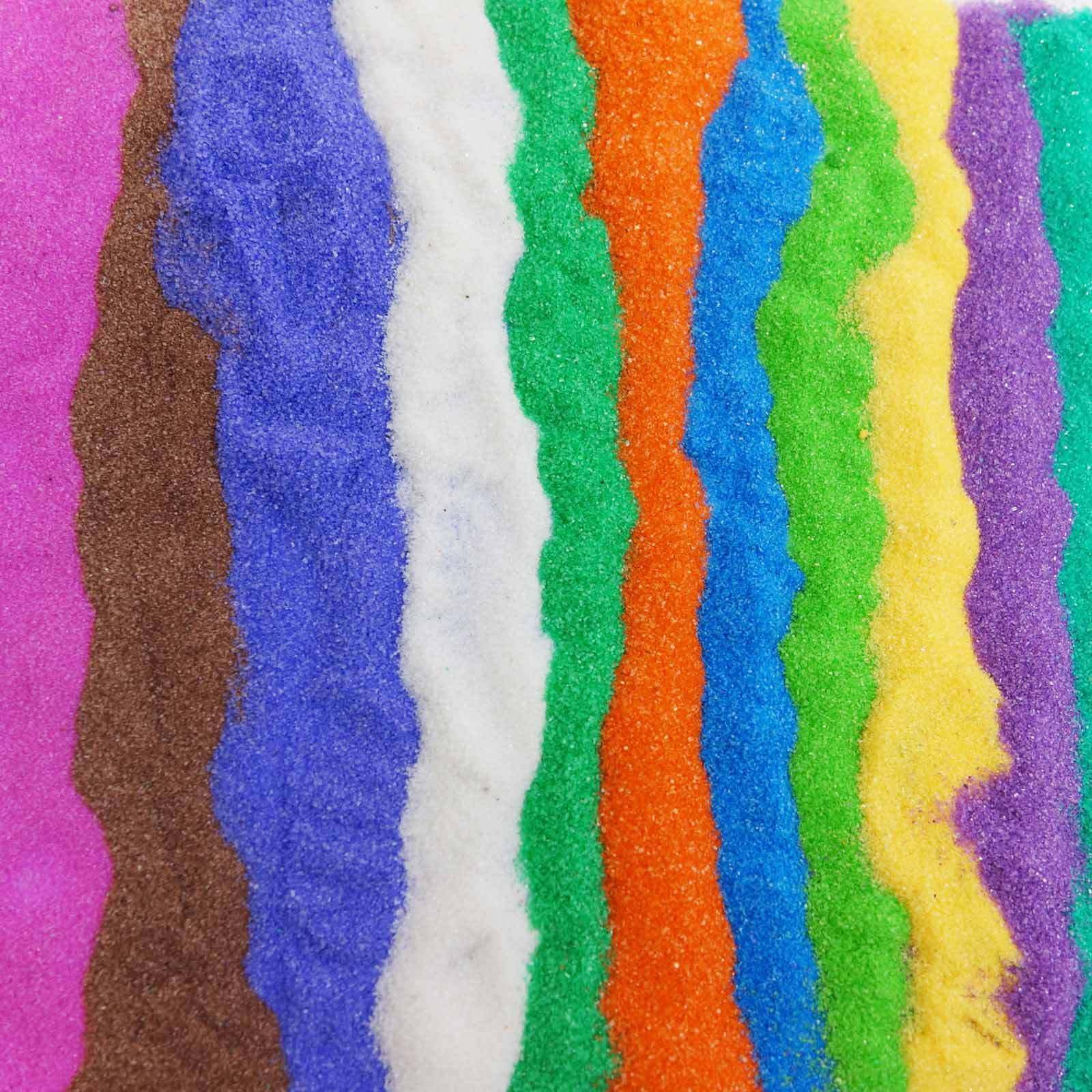 TRTO Coloured Art Sand | 200 gram Bag | Free Flowing Sand | Kids Sand Craft Easy to Use and Useful for Decorations (Black)