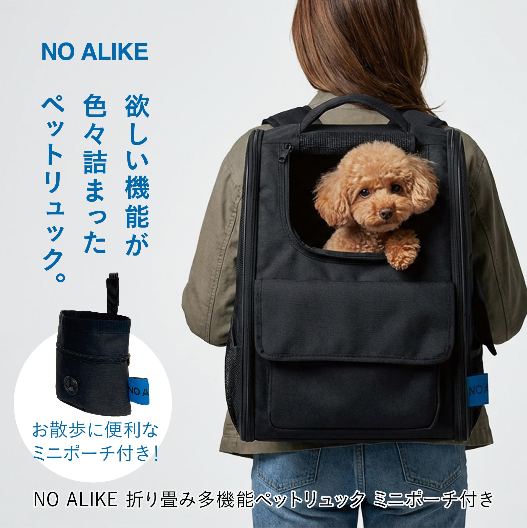 Amazon.co.jp: シービージャパン ペットリュック 折り畳み メッシュ窓