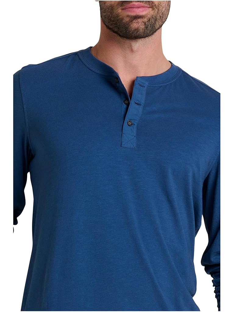 Navy Toad&Co Primo Long Sleeve Henley