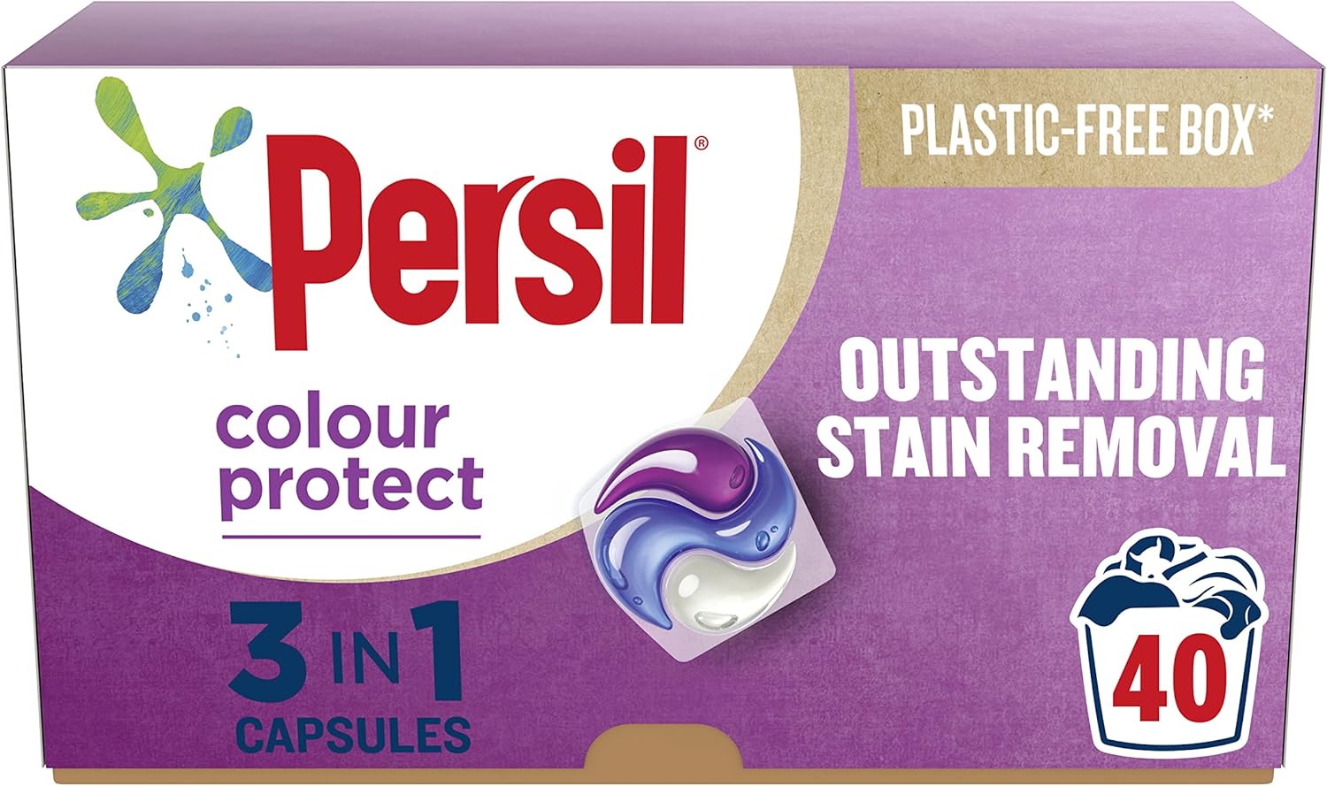 Persil 3 in 1 Colour Protect keeps colours bright Laundry Washing