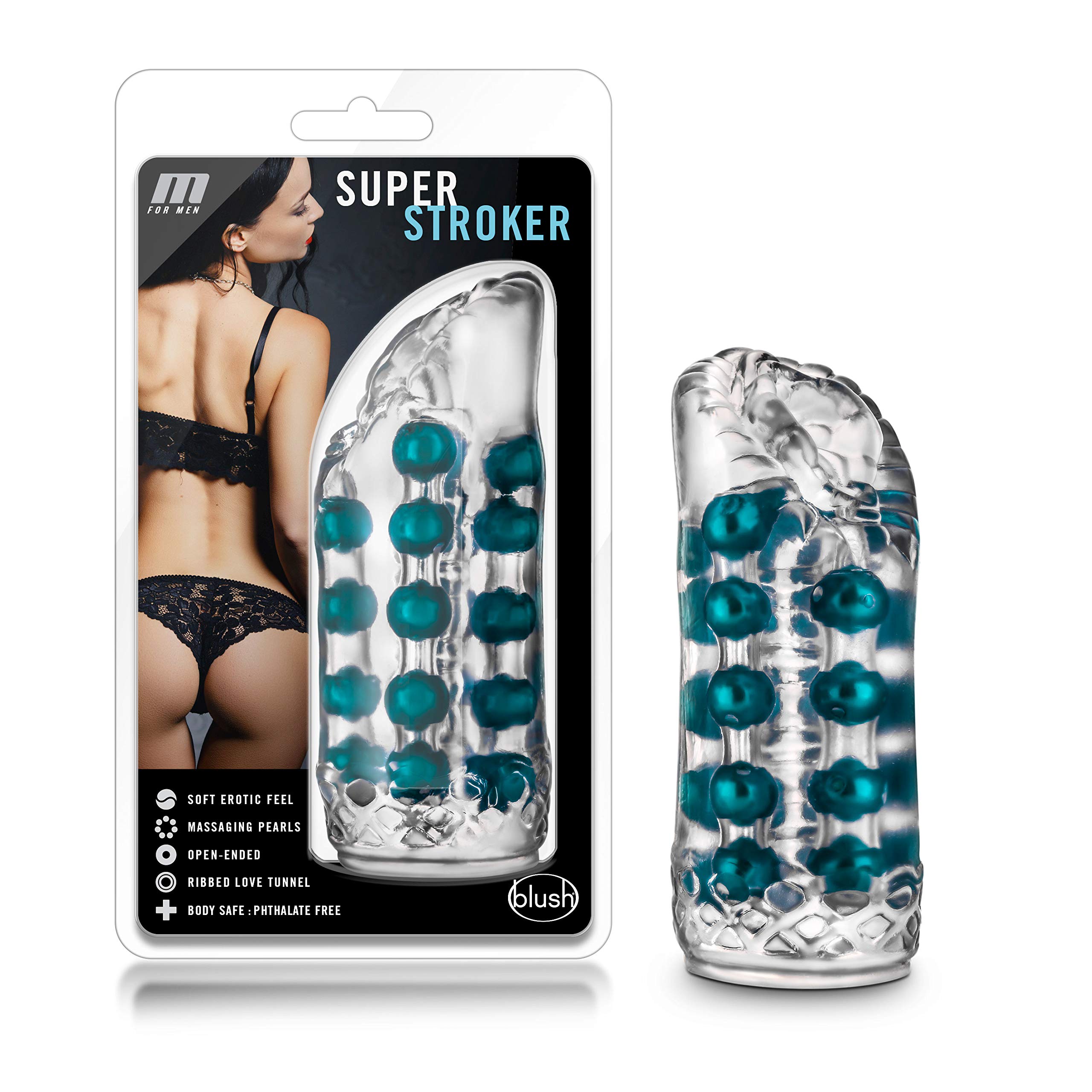 Amazon.com: Blush 5.5" M for Men Super Realistic Masturbator - Ultra Soft  X5 Plus Lifelike Ribbed & Beaded Stroker for Maximum Pleasure, Body Safe,  Open-Ended Pocket-Sized Vagina Stroker Adult Sex Toy Men -