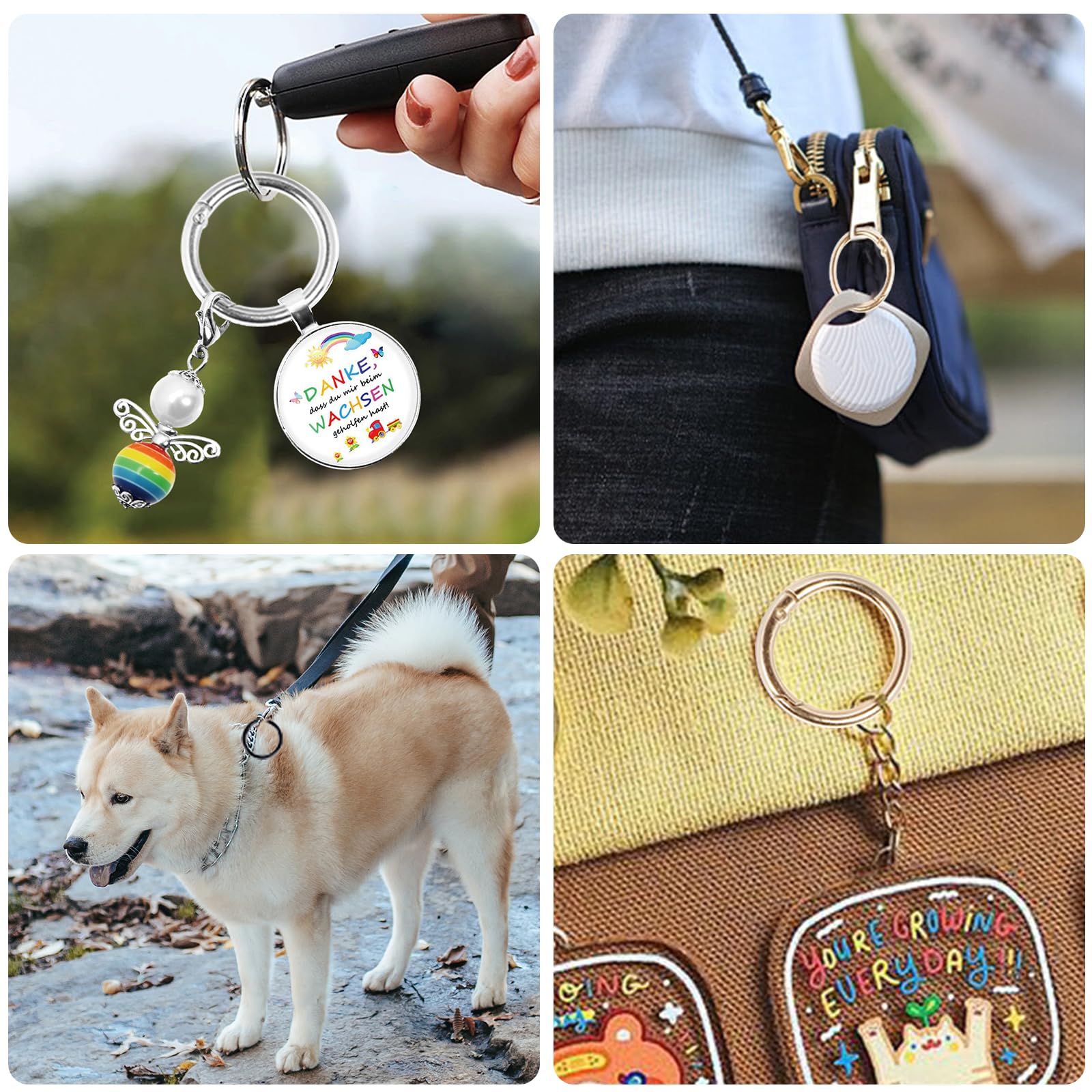 30 Moschettoni Rotondi Per Borse - In 3 Colori, Diametro 25mm, Per Zaini E Artigianato - Foto 7