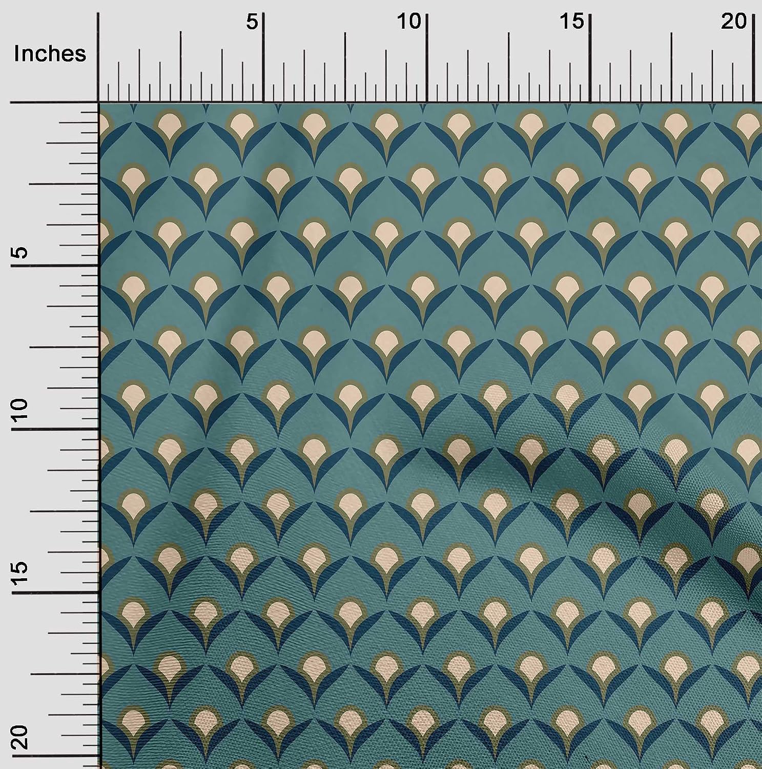 oneOone Cotton Flex Black Fabric Block Fabric for Sewing Printed Craft Fabric by The Yard 40 Inch Wide