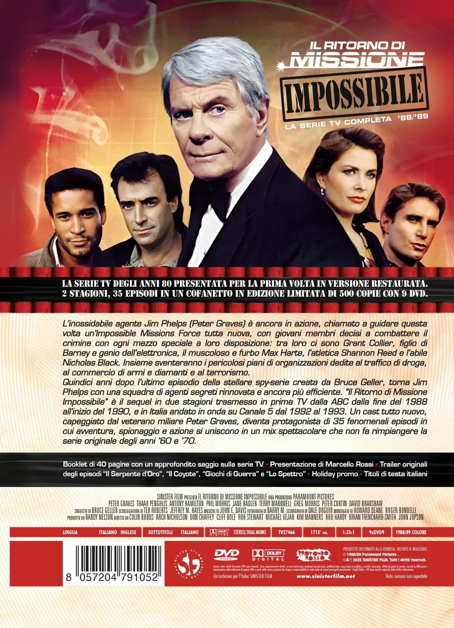 Il Ritorno Di Missione Impossibile (9 Dvd) - La Serie Tv Completa Degli Anni 80