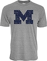 Vista 14 de Blue 84 NCAA - Camiseta de triple mezcla con licencia oficial de la NCAA para hombre, color del equipo icono vintage