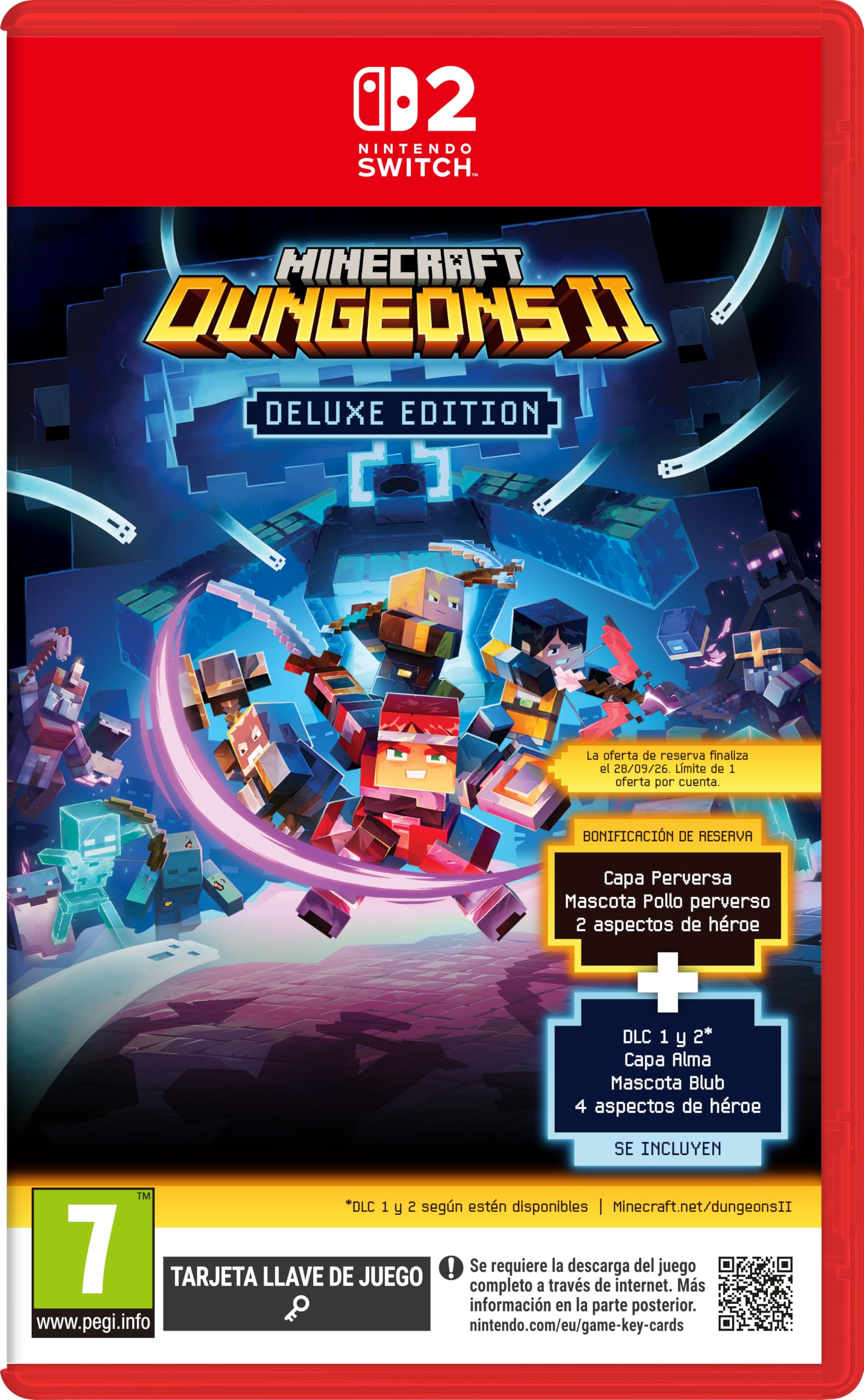 Minecraft Dungeons 2 Deluxe Edition - Nintendo Switch 2