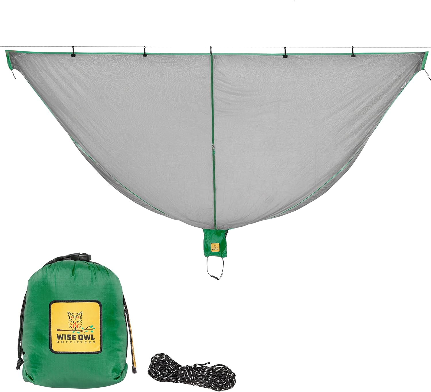 Wise Owl Outfitters Hammock Bug Net – Mosquito Net for Hammock, Lightweight Bug Netting for Camping, Hiking, Backpacking, Forest & Outdoor Use