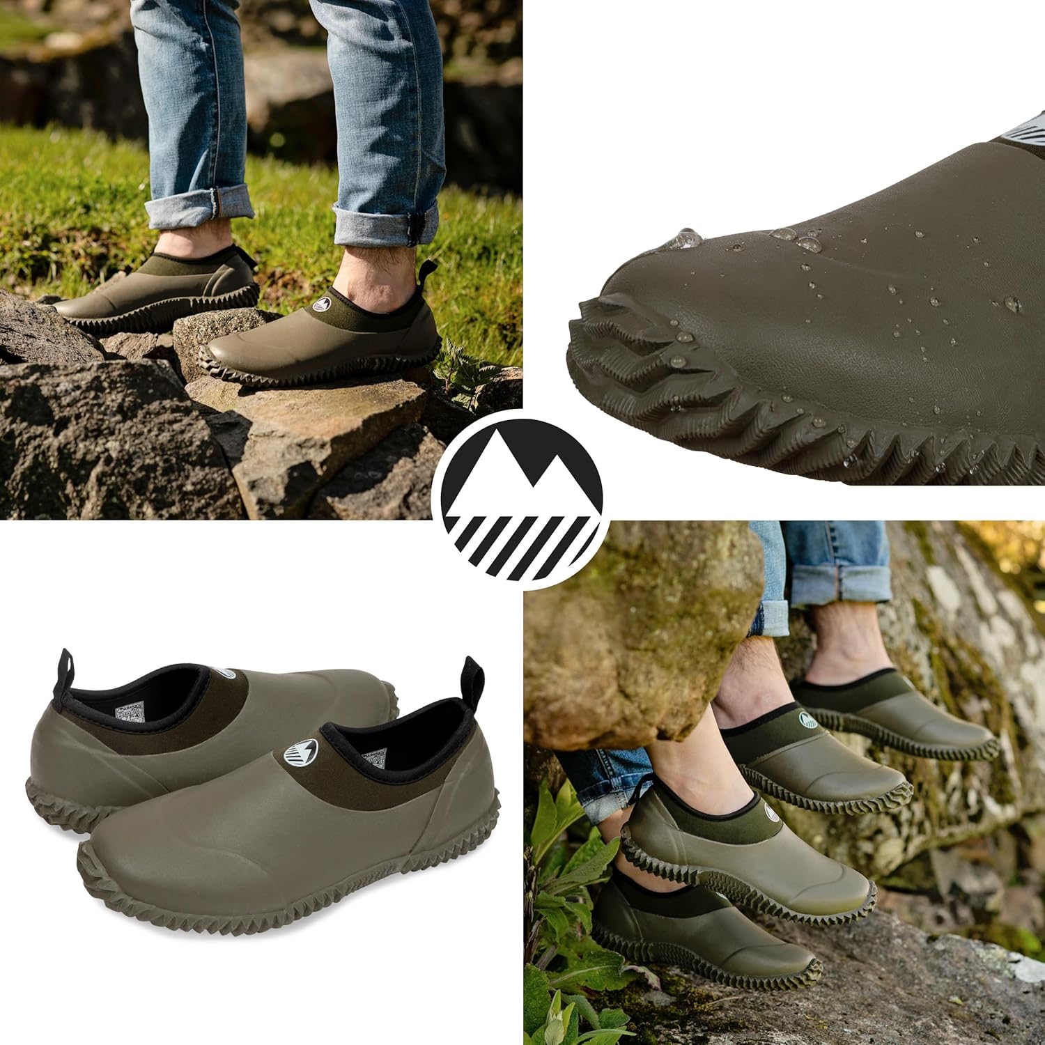 Lakeland Active Men's Grasmere Multipurpose Slip On Garden Muck Shoes 8 818TZiOotyL. AC SL1500